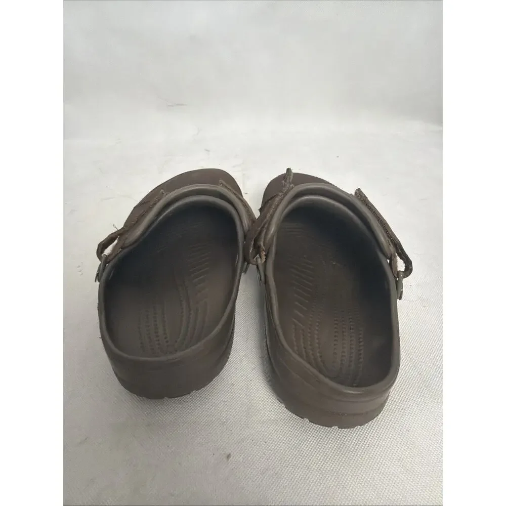 Crocs Yukon Vista II Size 9 Mens 205177 Black Slip On Sports Clogs Womens 11